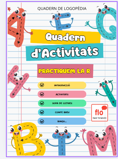 quadern fonema r logopedia infantil | Flo espai terapeutic